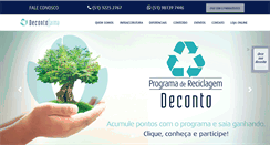 Desktop Screenshot of decontofarma.com.br